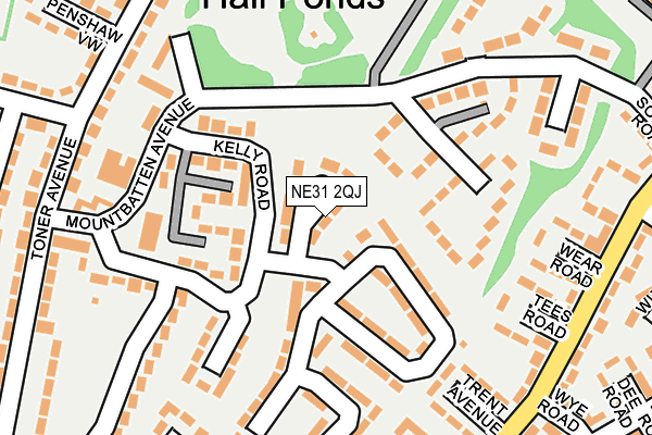 NE31 2QJ map - OS OpenMap – Local (Ordnance Survey) NE31 2QJ map - OS OpenMap – Local (Ordnance Survey)