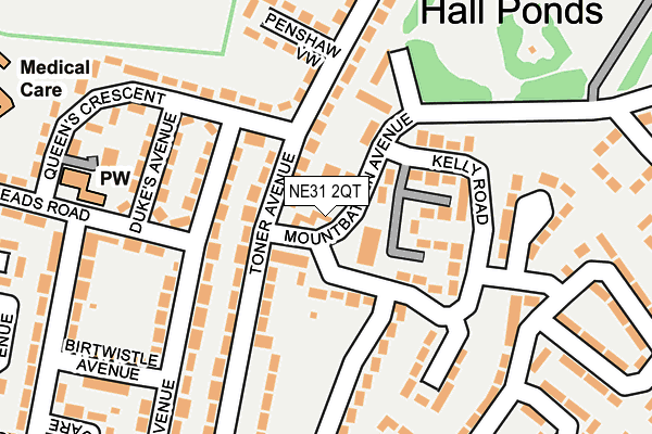 NE31 2QT map - OS OpenMap – Local (Ordnance Survey) NE31 2QT map - OS OpenMap – Local (Ordnance Survey)