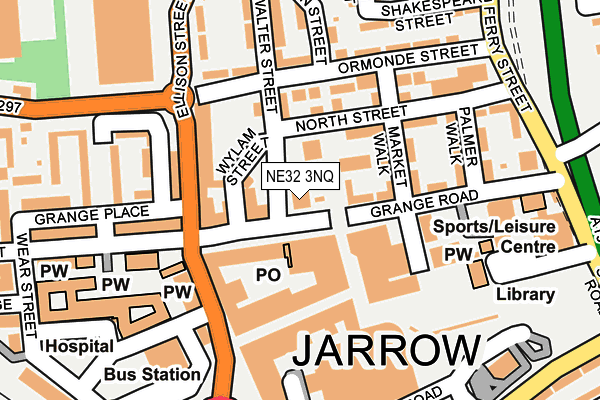 NE32 3NQ map - OS OpenMap – Local (Ordnance Survey) NE32 3NQ map - OS OpenMap – Local (Ordnance Survey)
