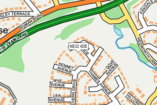 NE32 4DE map - OS OpenMap – Local (Ordnance Survey) NE32 4DE map - OS OpenMap – Local (Ordnance Survey)