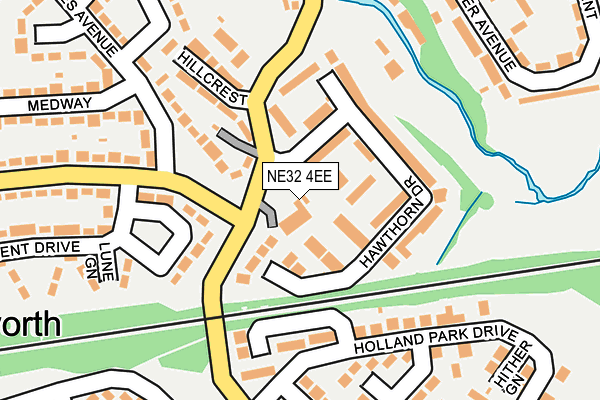 NE32 4EE map - OS OpenMap – Local (Ordnance Survey) NE32 4EE map - OS OpenMap – Local (Ordnance Survey)