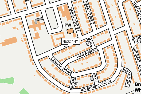 NE32 4HY map - OS OpenMap – Local (Ordnance Survey) NE32 4HY map - OS OpenMap – Local (Ordnance Survey)