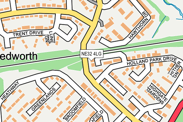 NE32 4LG map - OS OpenMap – Local (Ordnance Survey) NE32 4LG map - OS OpenMap – Local (Ordnance Survey)