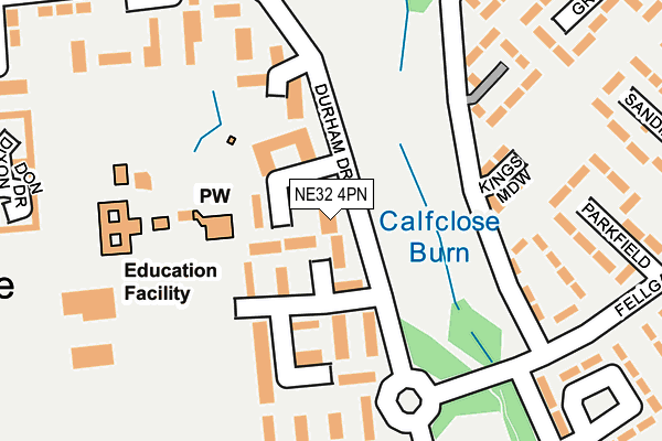 NE32 4PN map - OS OpenMap – Local (Ordnance Survey) NE32 4PN map - OS OpenMap – Local (Ordnance Survey)