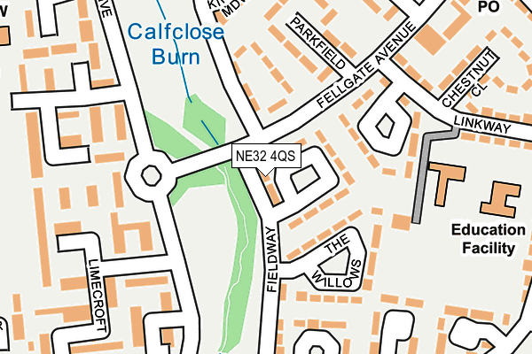 NE32 4QS map - OS OpenMap – Local (Ordnance Survey) NE32 4QS map - OS OpenMap – Local (Ordnance Survey)