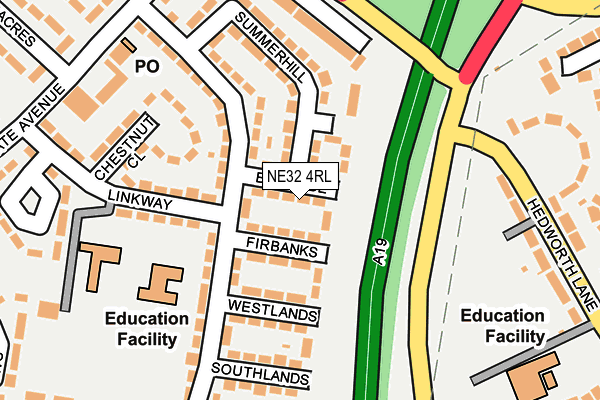 NE32 4RL map - OS OpenMap – Local (Ordnance Survey) NE32 4RL map - OS OpenMap – Local (Ordnance Survey)