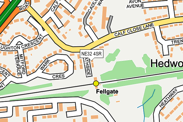 NE32 4SR map - OS OpenMap – Local (Ordnance Survey) NE32 4SR map - OS OpenMap – Local (Ordnance Survey)