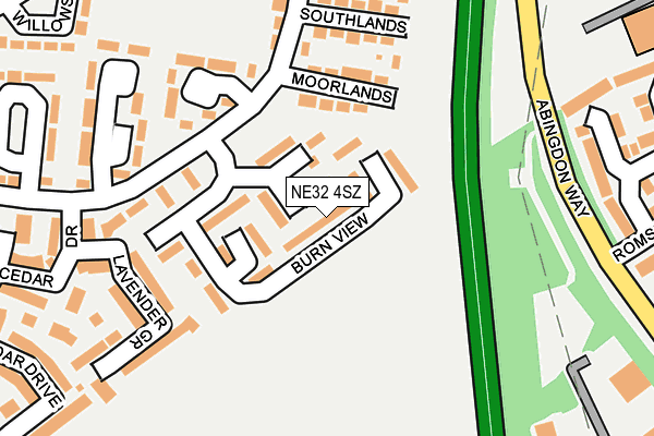 NE32 4SZ map - OS OpenMap – Local (Ordnance Survey) NE32 4SZ map - OS OpenMap – Local (Ordnance Survey)