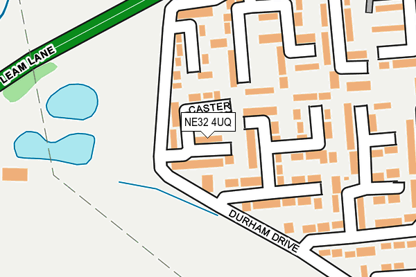 NE32 4UQ map - OS OpenMap – Local (Ordnance Survey) NE32 4UQ map - OS OpenMap – Local (Ordnance Survey)