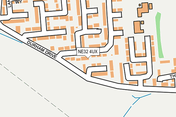 NE32 4UX map - OS OpenMap – Local (Ordnance Survey) NE32 4UX map - OS OpenMap – Local (Ordnance Survey)