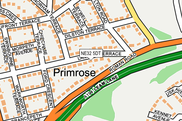 NE32 5DT map - OS OpenMap – Local (Ordnance Survey) NE32 5DT map - OS OpenMap – Local (Ordnance Survey)