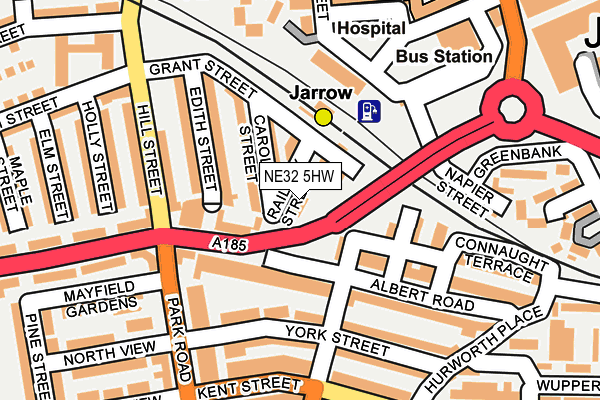NE32 5HW map - OS OpenMap – Local (Ordnance Survey) NE32 5HW map - OS OpenMap – Local (Ordnance Survey)