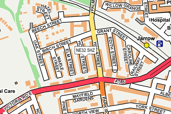 NE32 5HZ map - OS OpenMap – Local (Ordnance Survey) NE32 5HZ map - OS OpenMap – Local (Ordnance Survey)