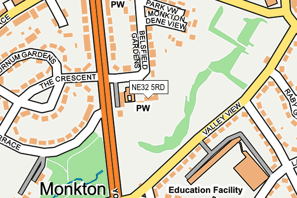 NE32 5RD map - OS OpenMap – Local (Ordnance Survey) NE32 5RD map - OS OpenMap – Local (Ordnance Survey)