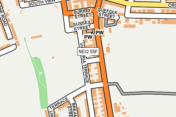 NE32 5SF map - OS OpenMap – Local (Ordnance Survey) NE32 5SF map - OS OpenMap – Local (Ordnance Survey)