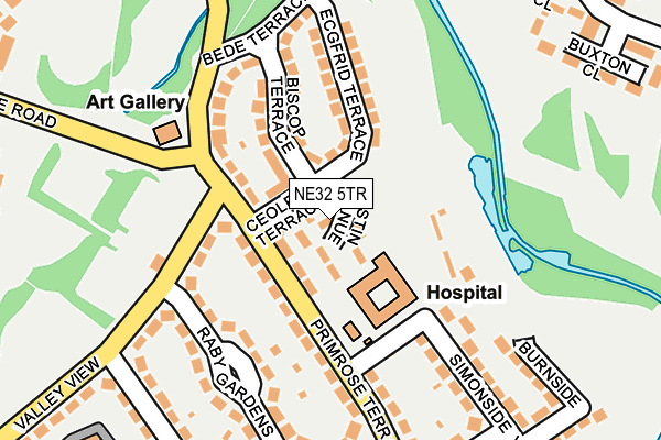 NE32 5TR map - OS OpenMap – Local (Ordnance Survey) NE32 5TR map - OS OpenMap – Local (Ordnance Survey)