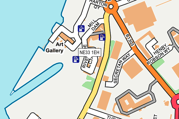 NE33 1EH map - OS OpenMap – Local (Ordnance Survey) NE33 1EH map - OS OpenMap – Local (Ordnance Survey)