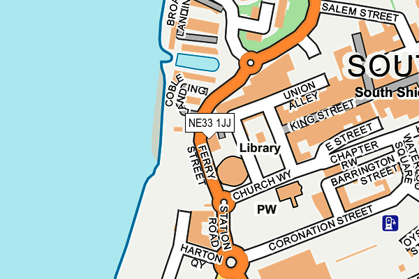 NE33 1JJ map - OS OpenMap – Local (Ordnance Survey) NE33 1JJ map - OS OpenMap – Local (Ordnance Survey)