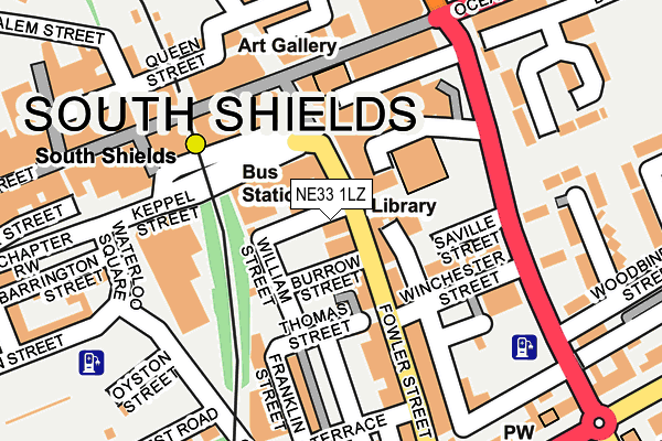 NE33 1LZ map - OS OpenMap – Local (Ordnance Survey) NE33 1LZ map - OS OpenMap – Local (Ordnance Survey)