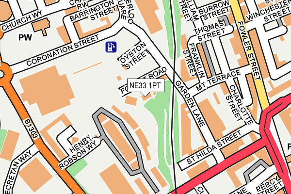 NE33 1PT map - OS OpenMap – Local (Ordnance Survey) NE33 1PT map - OS OpenMap – Local (Ordnance Survey)