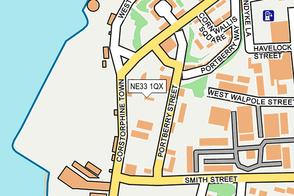 NE33 1QX map - OS OpenMap – Local (Ordnance Survey) NE33 1QX map - OS OpenMap – Local (Ordnance Survey)