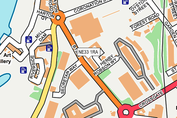 NE33 1RA map - OS OpenMap – Local (Ordnance Survey) NE33 1RA map - OS OpenMap – Local (Ordnance Survey)