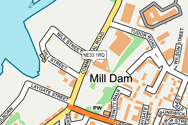 NE33 1RQ map - OS OpenMap – Local (Ordnance Survey) NE33 1RQ map - OS OpenMap – Local (Ordnance Survey)