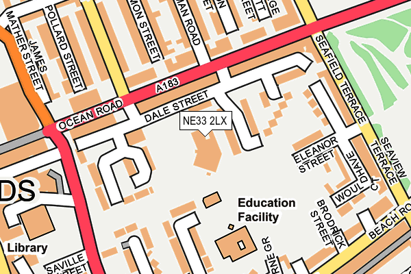 NE33 2LX map - OS OpenMap – Local (Ordnance Survey) NE33 2LX map - OS OpenMap – Local (Ordnance Survey)