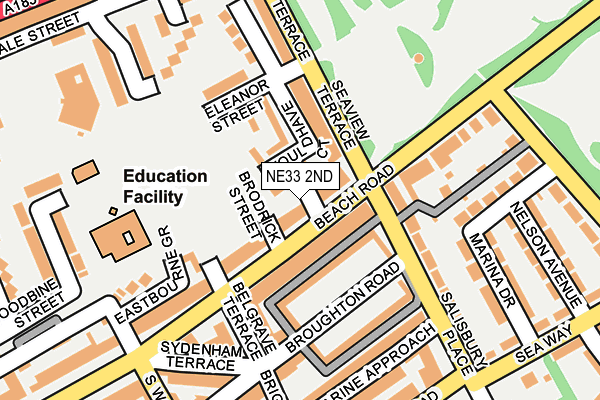 NE33 2ND map - OS OpenMap – Local (Ordnance Survey) NE33 2ND map - OS OpenMap – Local (Ordnance Survey)