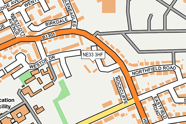 NE33 3HF map - OS OpenMap – Local (Ordnance Survey) NE33 3HF map - OS OpenMap – Local (Ordnance Survey)