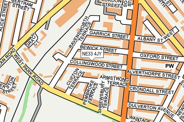 NE33 4JY map - OS OpenMap – Local (Ordnance Survey) NE33 4JY map - OS OpenMap – Local (Ordnance Survey)
