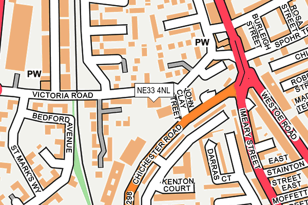 NE33 4NL map - OS OpenMap – Local (Ordnance Survey) NE33 4NL map - OS OpenMap – Local (Ordnance Survey)