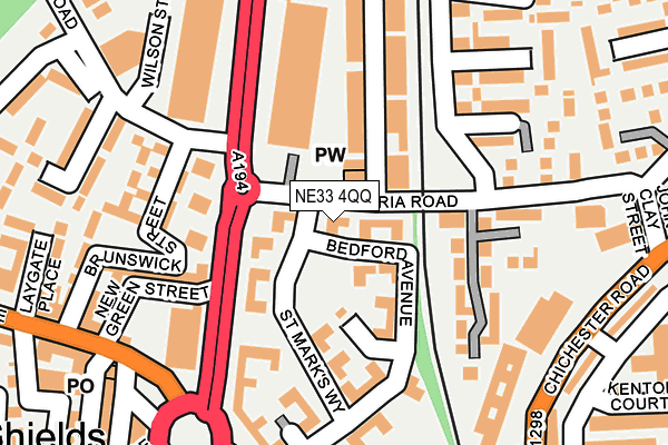 NE33 4QQ map - OS OpenMap – Local (Ordnance Survey) NE33 4QQ map - OS OpenMap – Local (Ordnance Survey)