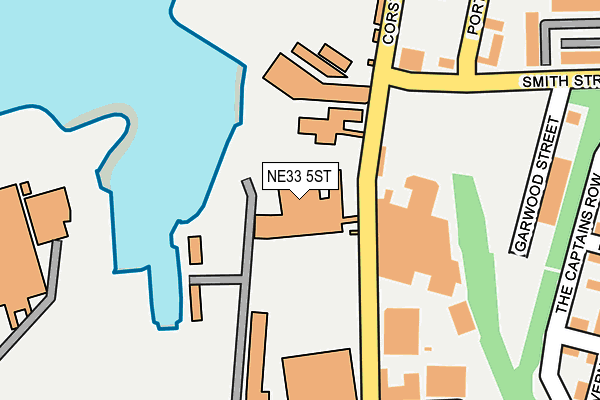 NE33 5ST map - OS OpenMap – Local (Ordnance Survey) NE33 5ST map - OS OpenMap – Local (Ordnance Survey)