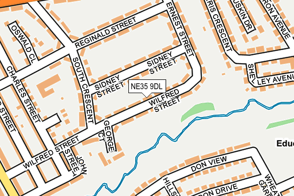 NE35 9DL map - OS OpenMap – Local (Ordnance Survey) NE35 9DL map - OS OpenMap – Local (Ordnance Survey)