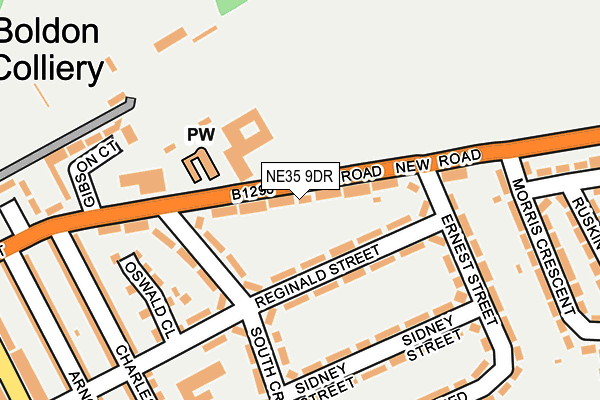 NE35 9DR map - OS OpenMap – Local (Ordnance Survey) NE35 9DR map - OS OpenMap – Local (Ordnance Survey)