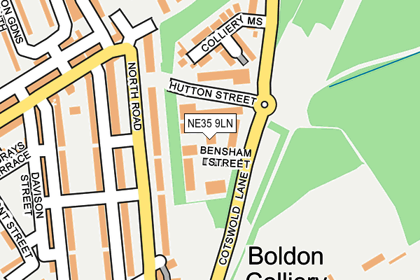 NE35 9LN map - OS OpenMap – Local (Ordnance Survey) NE35 9LN map - OS OpenMap – Local (Ordnance Survey)