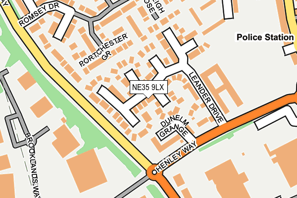 NE35 9LX map - OS OpenMap – Local (Ordnance Survey) NE35 9LX map - OS OpenMap – Local (Ordnance Survey)