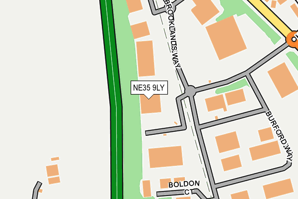 NE35 9LY map - OS OpenMap – Local (Ordnance Survey) NE35 9LY map - OS OpenMap – Local (Ordnance Survey)
