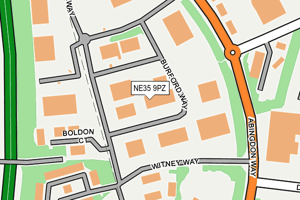 NE35 9PZ map - OS OpenMap – Local (Ordnance Survey) NE35 9PZ map - OS OpenMap – Local (Ordnance Survey)