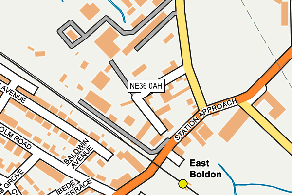 NE36 0AH map - OS OpenMap – Local (Ordnance Survey) NE36 0AH map - OS OpenMap – Local (Ordnance Survey)