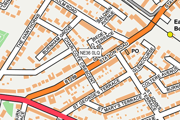 NE36 0LQ map - OS OpenMap – Local (Ordnance Survey) NE36 0LQ map - OS OpenMap – Local (Ordnance Survey)