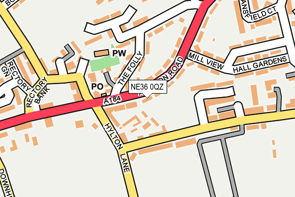 NE36 0QZ map - OS OpenMap – Local (Ordnance Survey) NE36 0QZ map - OS OpenMap – Local (Ordnance Survey)