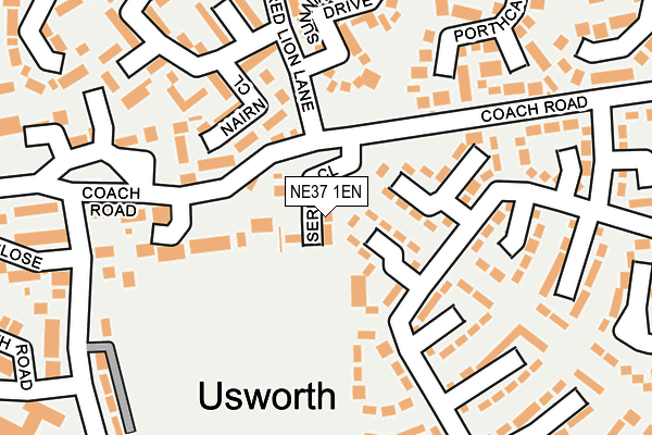 NE37 1EN map - OS OpenMap – Local (Ordnance Survey) NE37 1EN map - OS OpenMap – Local (Ordnance Survey)