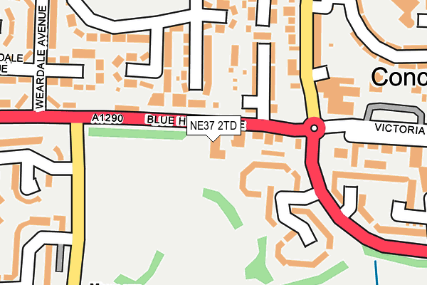 NE37 2TD map - OS OpenMap – Local (Ordnance Survey) NE37 2TD map - OS OpenMap – Local (Ordnance Survey)