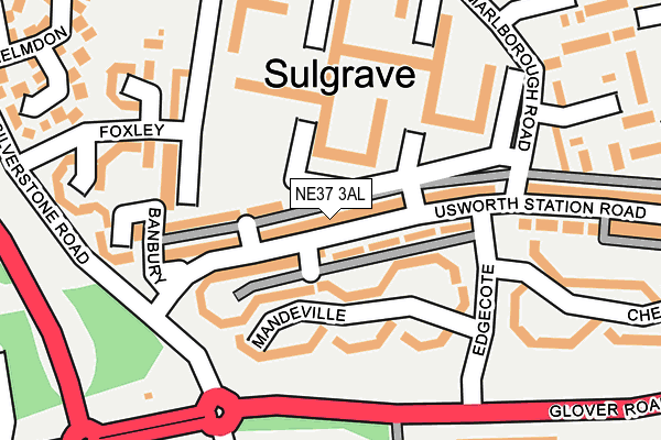 NE37 3AL map - OS OpenMap – Local (Ordnance Survey) NE37 3AL map - OS OpenMap – Local (Ordnance Survey)