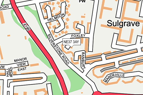 NE37 3AY map - OS OpenMap – Local (Ordnance Survey) NE37 3AY map - OS OpenMap – Local (Ordnance Survey)