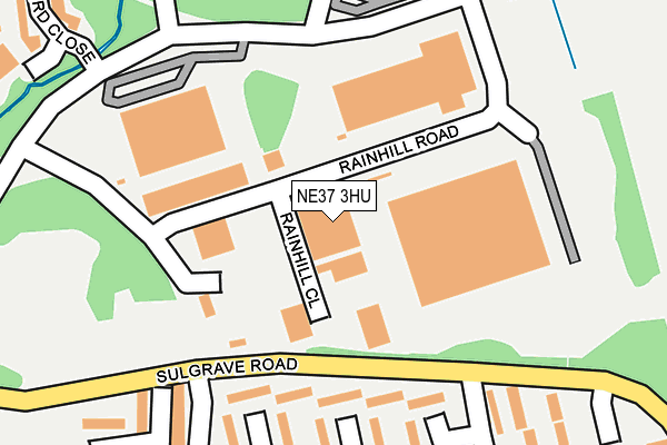 NE37 3HU map - OS OpenMap – Local (Ordnance Survey) NE37 3HU map - OS OpenMap – Local (Ordnance Survey)