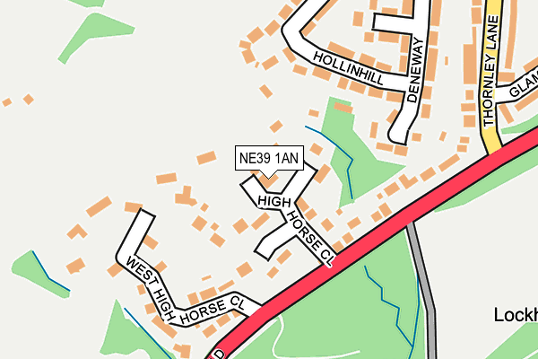 NE39 1AN map - OS OpenMap – Local (Ordnance Survey) NE39 1AN map - OS OpenMap – Local (Ordnance Survey)