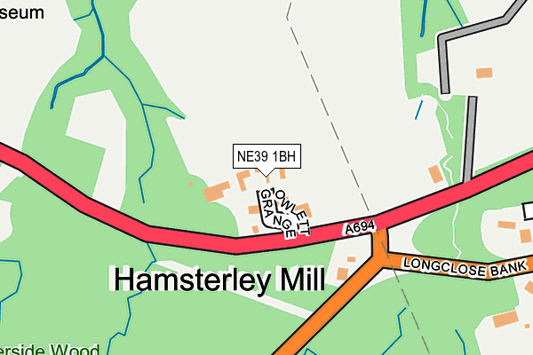 NE39 1BH map - OS OpenMap – Local (Ordnance Survey) NE39 1BH map - OS OpenMap – Local (Ordnance Survey)